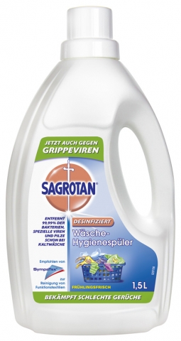 Sympatex vertraut auf SAGROTAN Wäsche-Hygienespüler Sympatex vertraut auf SAGROTAN Wäsche-Hygienespüler