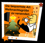 Die bequemste Art Weihnachtsgrüße zu versenden