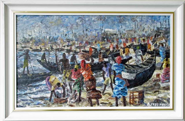 Afrikanische Kunst: Frühwerke von Alfred Mensa erstmals in Deutschland Afrikanische Kunst: Frühwerke von Alfred Mensa erstmals in Deutschland
