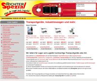 Richter Spezial, Transportgeräte für Lager und Logistik Richter Spezial, Transportgeräte für Lager und Logistik