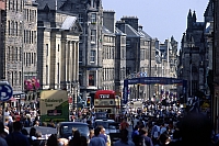 High Street in Edinburgh High Street in Edinburgh