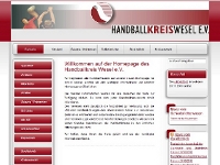 Handballkreis Wesel online mit eigener Internetseite