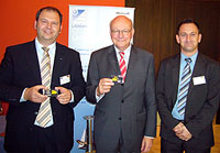 (v.l.n.r) Frank Jakobi, Walter Momper und Sven Frenzel auf der ERA Convention 2007 (v.l.n.r) Frank Jakobi, Walter Momper und Sven Frenzel auf der ERA Convention 2007