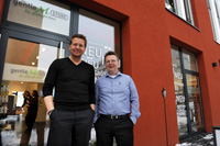 Die Macher von gentleM.: Michael Bröske und Michael Bernhard