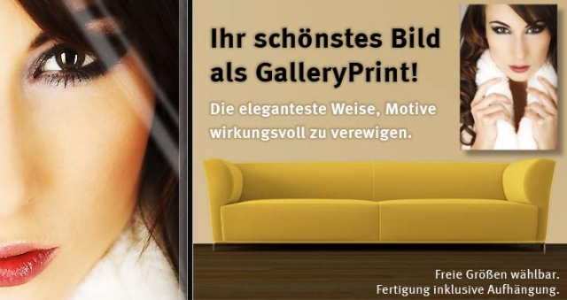 Ein Kunstwerk, kein Kunststück: Das eigene Foto als GalleryPrint Ein Kunstwerk, kein Kunststück: Das eigene Foto als GalleryPrint