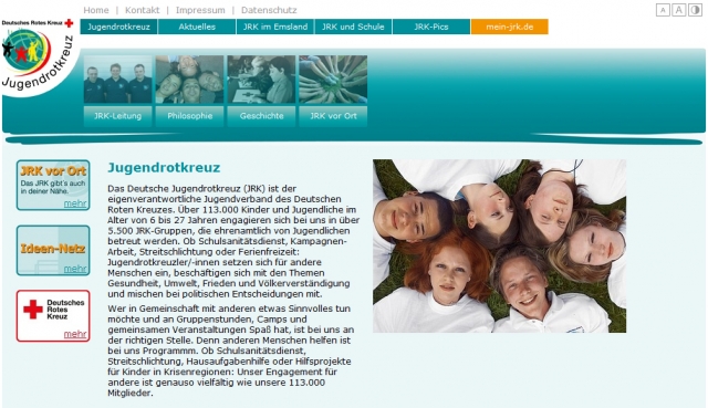 Neuer Webauftritt des Jugendrotkreuz im Emsland Neuer Webauftritt des Jugendrotkreuz im Emsland