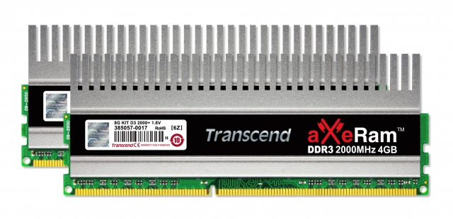 Transcend 8GB Dual-Channel Speicher-Kit - ideal für 64-bit-Systeme Transcend 8GB Dual-Channel Speicher-Kit - ideal für 64-bit-Systeme