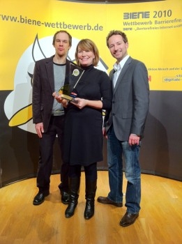 BIENE-Awards 2010: Aperto führend in barrierefreier Web-Gestaltung BIENE-Awards 2010: Aperto führend in barrierefreier Web-Gestaltung