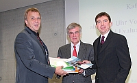 (v.l.n.r.) Jochen Nordau (CJD Offenburg), Ministerialdirigent Manfred Hahl, Dr. Jürgen Ripper (MTO)