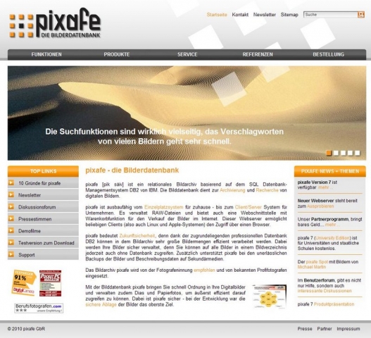 Bilddatenbank pixafe erscheint in Version 7 Bilddatenbank pixafe erscheint in Version 7