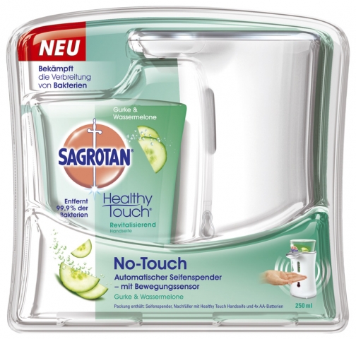 Perfekte Handhygiene ganz ohne Berühren: Der neue automatische Sagrotan No Touch Seifenspender Perfekte Handhygiene ganz ohne Berühren: Der neue automatische Sagrotan No Touch Seifenspender