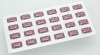 Flaggensticker englisch