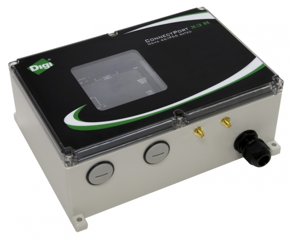 Neuer ConnectPort X3H Mobilfunk-Gateway stellt Verbindung zu entfernten Geraeten in rauer Umgebung h