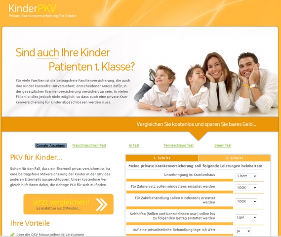 Private Krankenversicherungen für Kinder im Check bei kinderpkv Private Krankenversicherungen für Kinder im Check bei kinderpkv