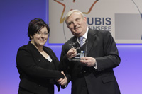 Vera Vetter und Hans Heinrich Driftmann, Präsident des DIHK