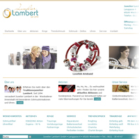 Juwelier Lambert - Internetauftritt mit Stil