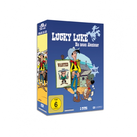 Die dritte DVD Box der  neuen Abenteuer des legendären Revolverhelden Lucky Luke ab 13.01.2011 auf D