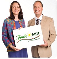 Die FrohMUT Gründer Iris und Ralf Holtmann Die FrohMUT Gründer Iris und Ralf Holtmann
