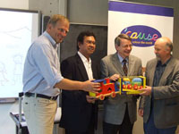 Stephan Stolze (Leiter Spendenreferat terres-des-hommes-Deutschland), Bert Cacayan (Regionalbeauftra Stephan Stolze (Leiter Spendenreferat terres-des-hommes-Deutschland), Bert Cacayan (Regionalbeauftra