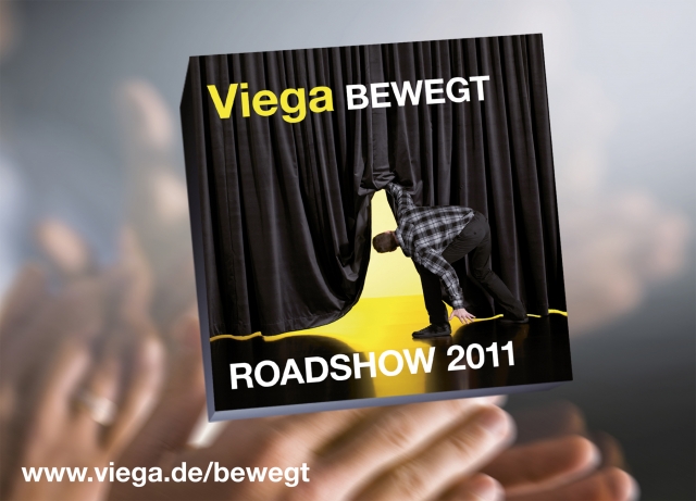 Viega bewegt die SHK-Branche 2011 mit spektakulärer Roadshow Viega bewegt die SHK-Branche 2011 mit spektakulärer Roadshow
