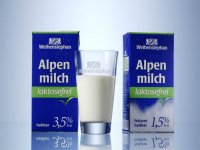 Laktosefreie Alpenmilch
