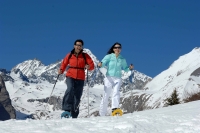Schneeschuhwanderung vor dem Grossglockner