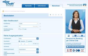 Online-Kreditbestellung von easyCredit per Video-Interface. Online-Kreditbestellung von easyCredit per Video-Interface.