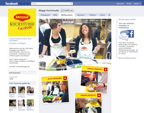 Razorfish eröffnet erstes MAGGI KOCHSTUDIO im Social Web