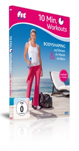 10 Min. Workouts   BODYSHAPING auf Reisen, zu Hause&im Büro