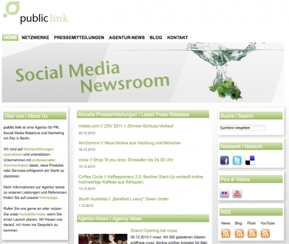 public link launcht Social Media Newsroom