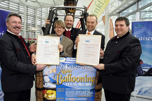 Prominente Patronanz für neuen Kaiserwinkl-Ballon Prominente Patronanz für neuen Kaiserwinkl-Ballon