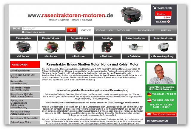 Die Rettung für Rasentraktoren