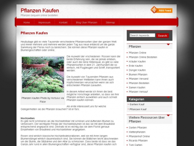 Neue Webseite für Pflanzen kaufen wurde eröffnet Neue Webseite für Pflanzen kaufen wurde eröffnet