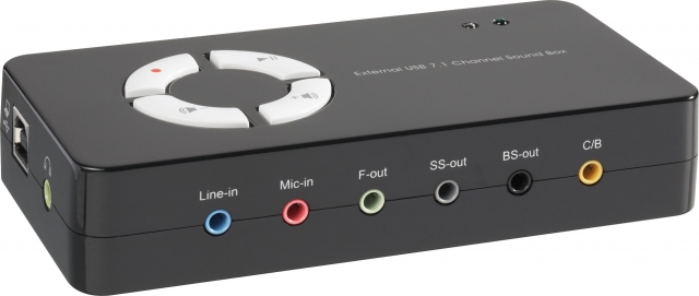 PC wird Surround-Sound-Multimedia-Zentrale - USB-SoundBox 7.1 verbindet Audiogeräte mit PC