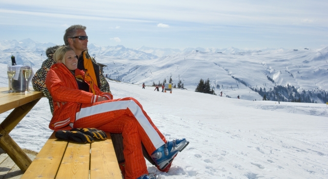 Sonnenskilauf in den Kitzbüheler Alpen: Sonnenskilauf in den Kitzbüheler Alpen: