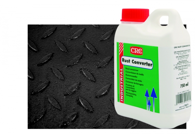 Nie wieder Probleme mit Rost!   Mit CRC RUST CONVERTER wird Rost zur Schutzschicht