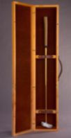 The GoldenPutter in einem Koffer aus Kirschbaumholz