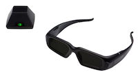 NVIDIA 3D Vision Pro: Shutter-Brille und Kommunikationseinheit (Quelle: NVIDIA) NVIDIA 3D Vision Pro: Shutter-Brille und Kommunikationseinheit (Quelle: NVIDIA)