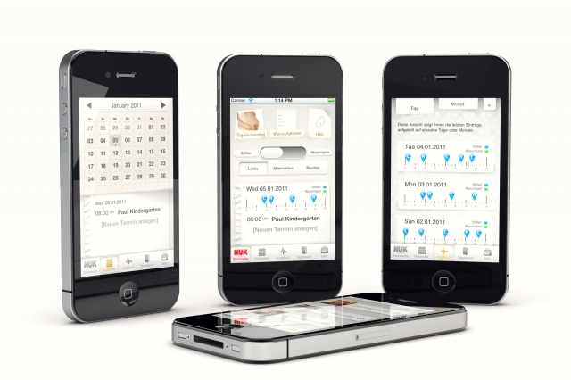 NUKs neue iPhone App:  Dieser Stillkalender macht die Stillzeit noch ein bisschen schöner