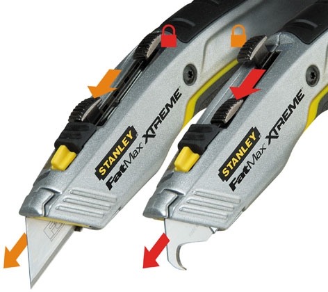 2-in-1 - Messer mit zwei Klingen 2-in-1 - Messer mit zwei Klingen
