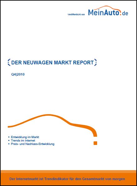 Neuwagen Markt Report Q4 2010: Internetmarkt setzt Trends im Gesamtmarkt von morgen Neuwagen Markt Report Q4 2010: Internetmarkt setzt Trends im Gesamtmarkt von morgen