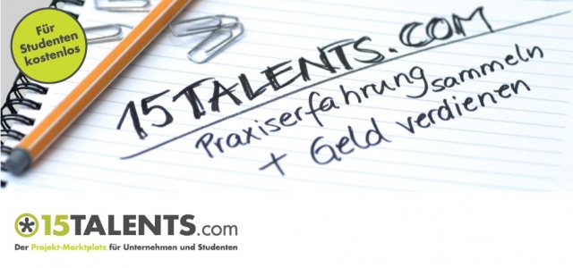 15Talents goes hunting for talent - The war for young academic talents 15Talents goes hunting for talent - The war for young academic talents