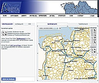 Ansicht der Verteilfunktion von BETA-Werbung