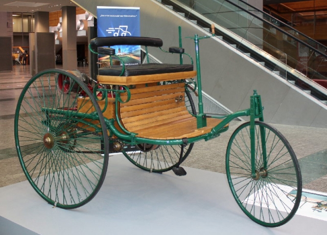 Benz-Patentwagen Star der Welturaufführung