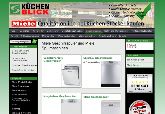 Miele Geschirrspüler online kaufen