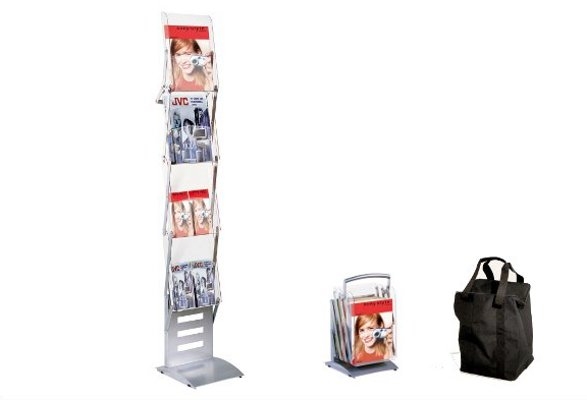 Prospektständer faltbar A4 TEC-FOLD - aus deutscher Produktion