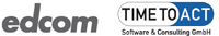 edcom und TIMETOACT Logo edcom und TIMETOACT Logo