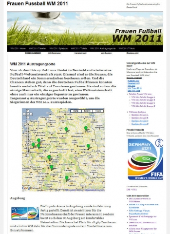 Austragungsorte der Frauen-Fußball-WM 2011