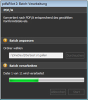 pdfaPilot 2: Batch-Verarbeitung pdfaPilot 2: Batch-Verarbeitung