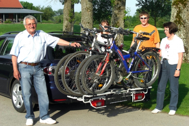 Praktischer Fahrradträger: Mit dem Fahrrad in den Urlaub